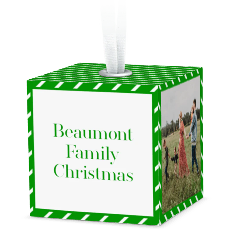 Photo Cube Ornaments